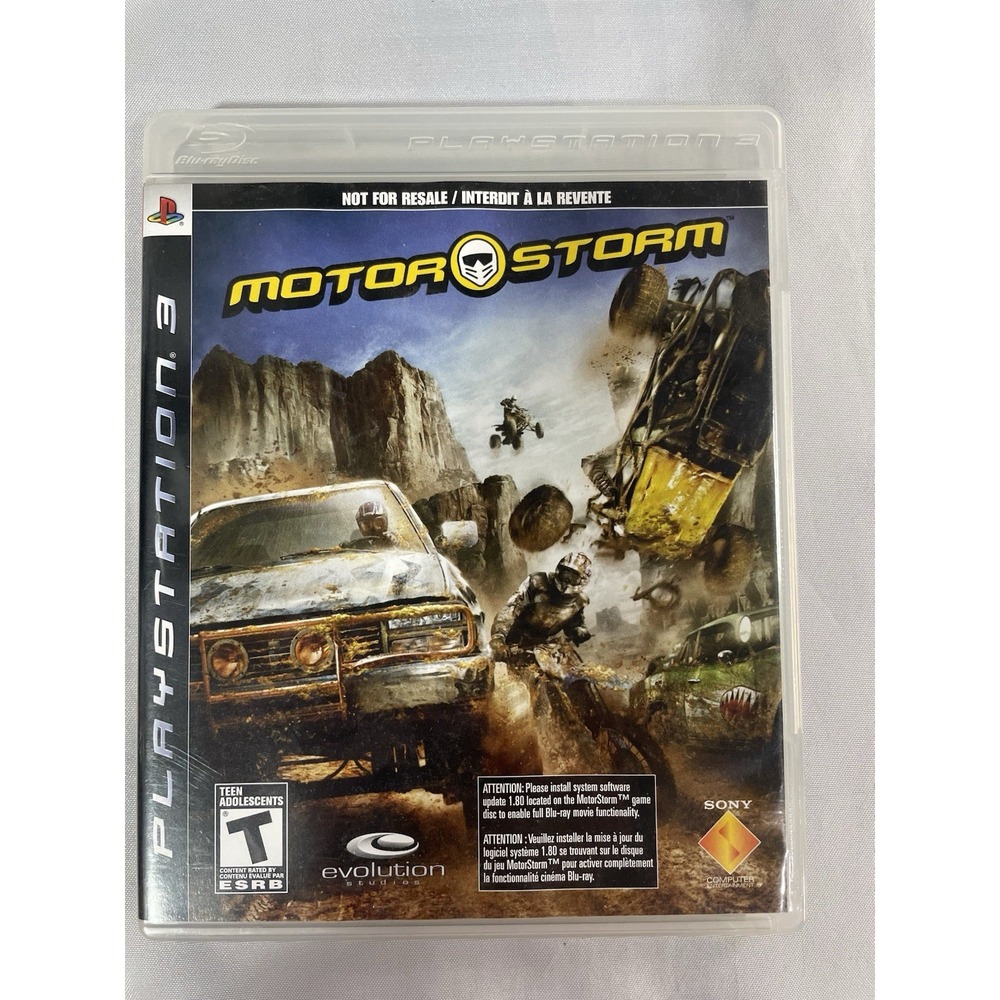PlayStation 3 PS3 Game Motor Storm CIB Complete In Box  Tested